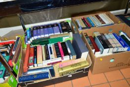 SIX BOXES OF BOOKS, to include Ancient History: Dictionary of Deities and Demons in the Bible