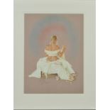 KAY BOYCE (BRITISH CONTEMPORARY) 'COPPELIA' a limited edition proof print VII/X of a woman dressed