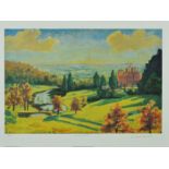 WINSTON CHURCHILL (1874-1965), 'VIEW FROM CHARTWELL', ten limited edition prints bearing a facsimile
