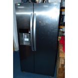 AN LG STAINLESS STEEL AMERICAN STYLE TWO DOOR FRIDGE FREEZER