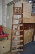 TALL WOODEN STEP LADDERS