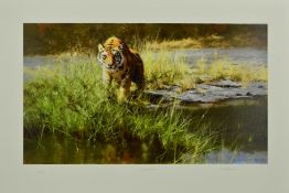 DAVID SHEPHERD (1931-2017), 'THE BANDIPUR TIGER', a limited edition print 203/350, signed, titled