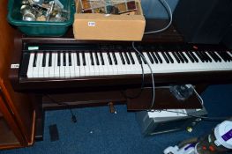 A TECHNICS PX201 DIGITAL PIANO, with eighty eight weighted keys