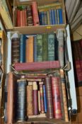 THREE BOXES OF MAINLY VICTORIAN AND EDWARDIAN BOOKS, to include children's books, Cook's editions of