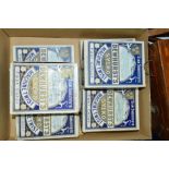 SIX SMALL BOXES OF DEWHURST'S 'SYLKO' COTTON REELS, (some boxes distressed)