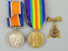 A PAIR OF WWI BRITISH WAR & VICTORY MEDALS, named to BZ-10290 J.B. Fitter, Act.L.S. R.N.V.R.,