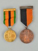 AN IRISH GENERAL SERVICE MEDAL AND 1921-71 SURVIVORS MEDALS, close inspection required as I
