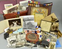 A HISTORICAL AND SIGNIFICANT FAMILY ARCHIVE OF MEDALS AND MATERIAL RELATING TO TWO FAMILY MEMBERS OF