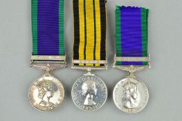 AN AFRICA GENERAL SERVICE MEDAL ER II, named 22845868 Pte A. Lister, R.A.O.C, Campaign Service medal