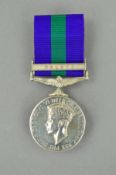 A GEORGE VI CAMPAIGN SERVICE MEDAL, bar Malaya, named to 22397910 L/Cpl H.C. Davies, Worcester