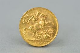 A FULL GOLD SOVEREIGN, Edward VII 1910