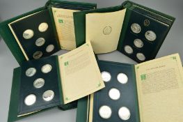 FOUR VOLUMES OF THE MOUNTBATTEN MEDALLIC HISTORY OF BRITAIN AND THE SEA, to include 100 silver