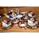 ROYAL ALBERT 'HEIRLOOM' TEAWARES, to include teapot, milk jug, sugar bowl, six cups, six saucers and