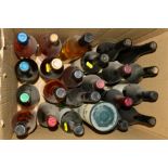 A COLLECTION OF TWENTY ONE BOTTLES OF RED AND WHITE WINE (9 & 12) FROM EUROPE AND THE NEW WORLD