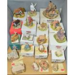 NINETEEN LILLIPUT LANE SCULPTURES FROM MIDLANDS COLLECTION, fourteen boxed to include 'Tudor