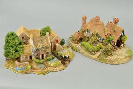 TWO BOXED LILLIUT LANE SCULPTURES, to include 'Oakwood Smithy' (English Collection South East), with