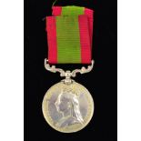 AN 1881 AFGHANISTAN MEDAL, no bar, named 6th Bde. 2080 Pte J. Laydon, 1st/25th Foot, details are