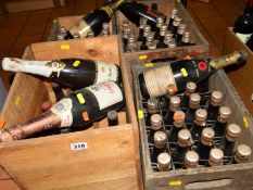 A COLLECTION OF THREE BOTTLES VINTAGE OF CHAMPAGNE, two bottles of sparkling wine and sixty three