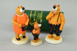 THREE BOXED ROBERT HARROP BEANO/DANDY CHARACTERS 'THE THREE BEARS', 'Pa Bear' BD21, 'Ma Bear' BD22