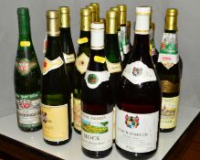 A COLLECTION OF NINETEEN BOTTLES OF WHITE WINE to include Cote de Bergarac, Alsace Reisling and