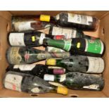A COLLECTION OF TWELVE BOTTLES OF AGED WINE to include a Dalva Quinta de Avidagos late bottled