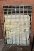 A FOLDING WIRE FRAME DOG CAGE by Rosewood, approximate size 106cm x 64cm