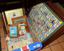VARIOUS CRICKET RELATED PICTURES, CIGARETTE CARDS, ETC, to include five Spy framed framed prints, '