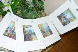 MARK PRESTON (BRITISH CONTEMPORARY), four limited edition prints, signed by the artist, with