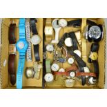 A PARCEL OF MIXED WRISTWATCHES