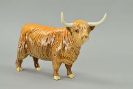 A BESWICK HIGHLAND COW, No 1740