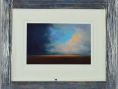 LAWRENCE COULSON (BRITISH CONTEMPORARY) 'FEN SUNLIGHT' a limited edition print 30/250 of a view