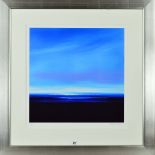 DEBRA STROUD (BRITISH CONTEMPORARY) 'ATLANTIC BLUE', an artist proof print 15/29 of a blue sky