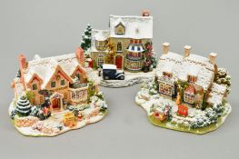 THREE BOXED LILLIPUT LANE SCULPTURES FROM CHRISTMAS SPECIAL EDITIONS, 'The Star Inn' L2319,2000, '
