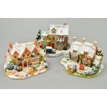 THREE BOXED LILLIPUT LANE SCULPTURES FROM CHRISTMAS SPECIAL EDITIONS, 'The Star Inn' L2319,2000, '