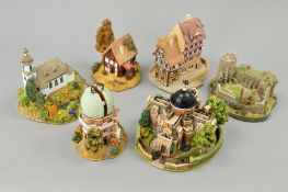 SIX LILLIPUT LANE SCULPTURES to include two boxed Millennium Special Editions 'The Planetarium'
