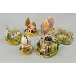 SIX LILLIPUT LANE SCULPTURES to include two boxed Millennium Special Editions 'The Planetarium'