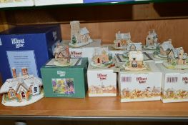 TEN BOXED LILLIPUT LANE SCULPTURES FROM CHRISTMAS COLLECTION, 'Kerry Lodge' (no deeds), 'Ring O'