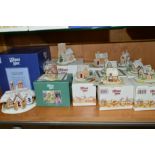 TEN BOXED LILLIPUT LANE SCULPTURES FROM CHRISTMAS COLLECTION, 'Kerry Lodge' (no deeds), 'Ring O'