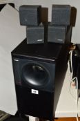 A BOSE ACOUSTIMASS 5 SERIES 2 SPEAKER SYSTEM, including Subwoofer, a pair of satelite speakers and