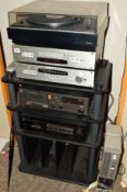 A ROKSAN KANDY MK3 AMPLIFIER AND CD PLAYER, (working), a NAD 6220 Cassette Deck (working), a Sony