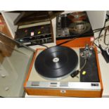 A THORENS TD125 TURNTABLE, fitted with a SME 3009 Tonearm, a Tandberg Series 3000X reel to reel tape