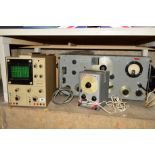 A MARCONI INSTRUMENTS TF144G MILITARY STANDARD SIGNAL GENERATOR, a Tech model TE-20D Signal