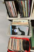 TWO TRAYS AND TWO CASES OF OVER 130 L.P'S, 12''S AND OVER 120 SINGLES, from the 1960's, 70's and