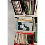 TWO TRAYS AND TWO CASES OF OVER 130 L.P'S, 12''S AND OVER 120 SINGLES, from the 1960's, 70's and