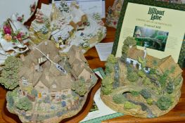 THREE LARGE LIMITED EDITION LILLIPUT LANE SCULPTURES, 'Chipping Coombe' No 2761 (with certificate
