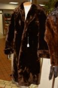 ROYAL CASTOR THREE QUARTER BEAVER LAMB COAT