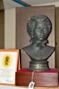A BOXED LIMITED EDITION ROYAL DOULTON BUST OF PRINCESS ANN, to celebrate her marriage to Capt Mark