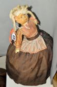 A 1930/40'S DUTCH TEA COSY (?) DOLL (s.d), height approximately 43cm