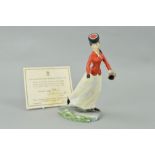 A ROYAL WORCESTER LIMITED EDITION FIGURE, 'Emily' No 294/500, with certificate