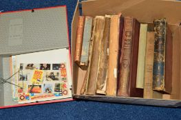 TWO BOXES OF BOOKS, MAGAZINES, etc to include 'Magazine of Art' volume 8, 'The Gospels of Art', etc